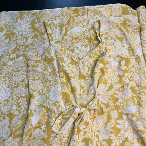 MSK Maxi Sundress Size Small Yellow EUC - Picture 8 of 9